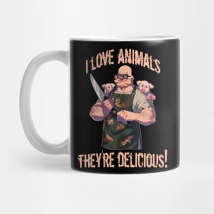 Funny Butcher Sayings Gift For Butcher Mug